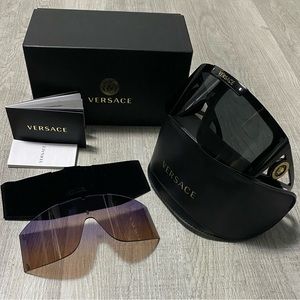 AUTHENTIC VERSACE SHIELD SUNGLASSES
